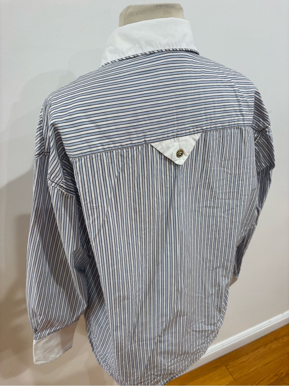 Sandro Kelly Striped Collared Shirt, Size US 2/4 - Picture 12 of 16